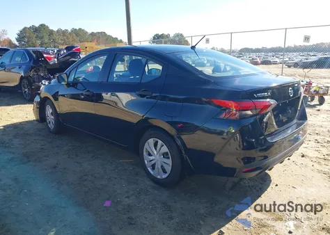 2020 Nissan Versa S Xtronic Cvt z USA, uszkodzony, nr VIN 3N1CN8DV0LL912303